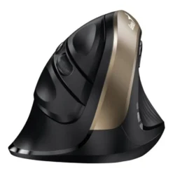 Mouse Genius Inalambrico Ergonomico Vertical 8250s Dorado