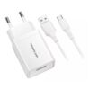 Cargador Tecnolab De Pared Tipo-c Tl460 Color Blanco