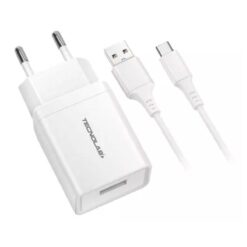 Cargador Tecnolab De Pared Tipo-c Tl460 Color Blanco