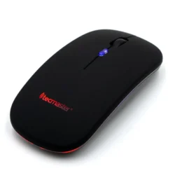 Mouse Dual Recargable Inalámbrico Bluetooth Tecmaster Negro