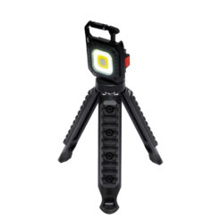 Tecmaster Linterna Mini Outdoor, Recargable + Imán + Trípode